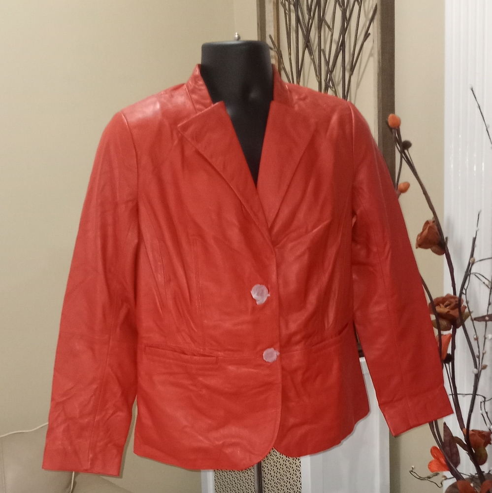 Jessica London leather jacket